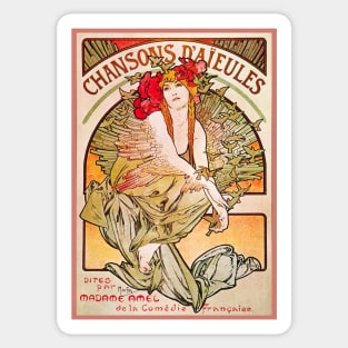 Chansons D'Aïeules, c.1898 Sticker